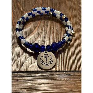 Handmade beaded wrap bracelet/ Seed Bead Bracelet/‎ Gift for her/ Memory wire